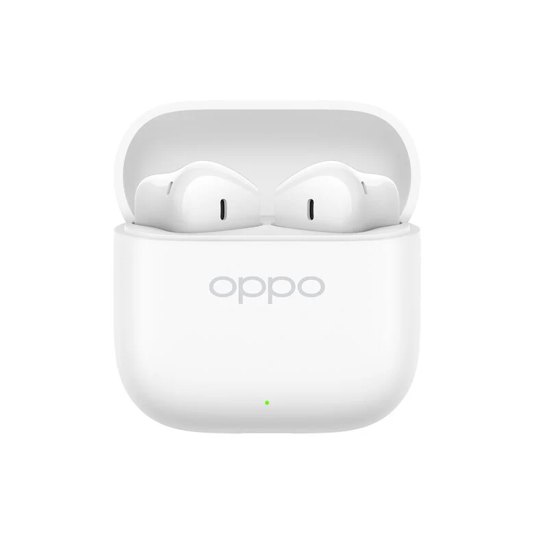 OPPO Enco Buds3 Auricolari True Wireless, 42h di Autonomia, Driver Dinamico da 12.4mm, BT 5.4, Controlli Touch, Cancellazione rumore passiva, Android e iOS, IP55, [Versione Italiana], Bianco