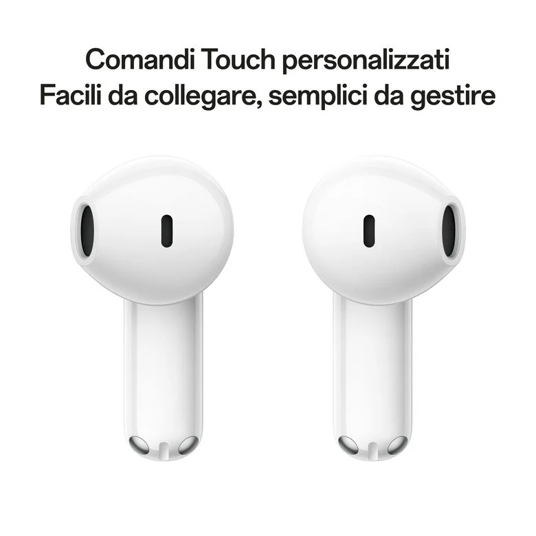 OPPO Enco Buds3 Auricolari True Wireless, 42h di Autonomia, Driver Dinamico da 12.4mm, BT 5.4, Controlli Touch, Cancellazione rumore passiva, Android e iOS, IP55, [Versione Italiana], Bianco