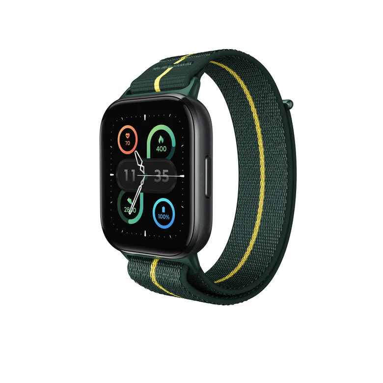 Motorola moto watch fit 4,83 cm (1.9") OLED 44.5 mm Digitale Touch screen Verde, Grigio GPS (satellitare)