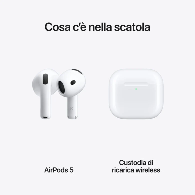 Apple AirPods (5th generation) AirPods 5 con custodia di ricarica wireless