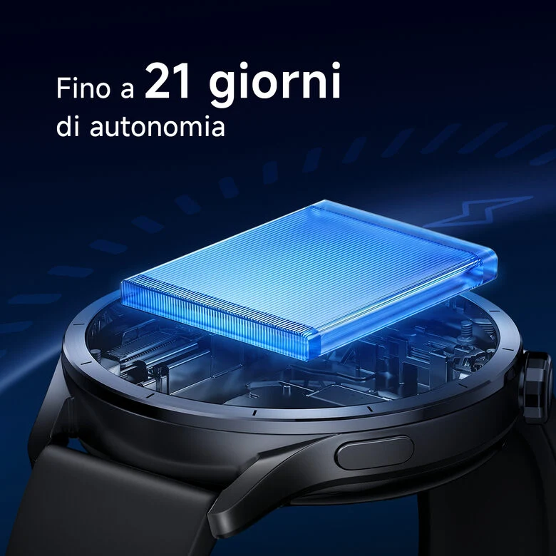 Xiaomi Watch S5 3,76 cm (1.48") AMOLED 46 mm Digitale 480 x 480 Pixel Touch screen Nero Wi-Fi