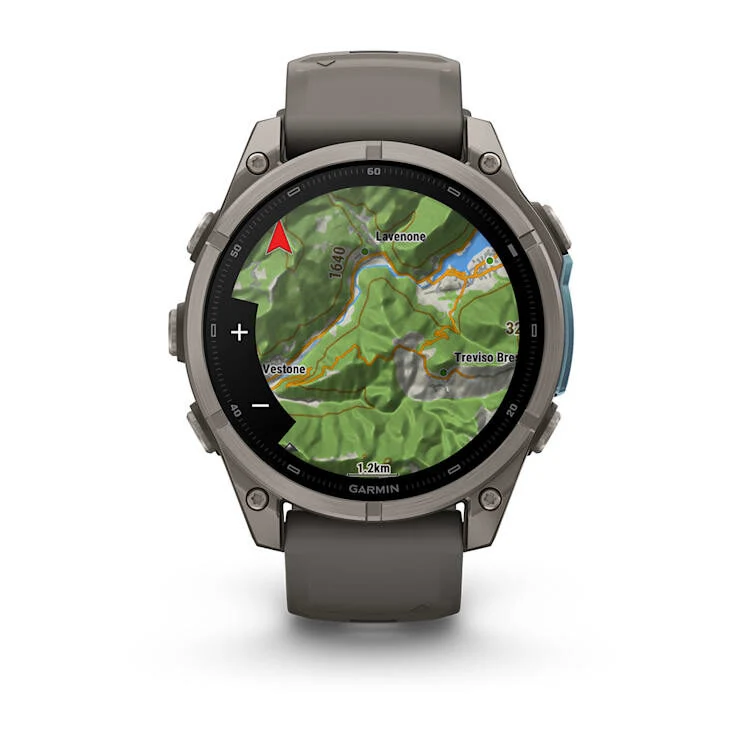 Garmin fēnix 9 3,56 cm (1.4") AMOLED 47 mm Digitale 454 x 454 Pixel Touch screen Titanio Wi-Fi GPS (satellitare)