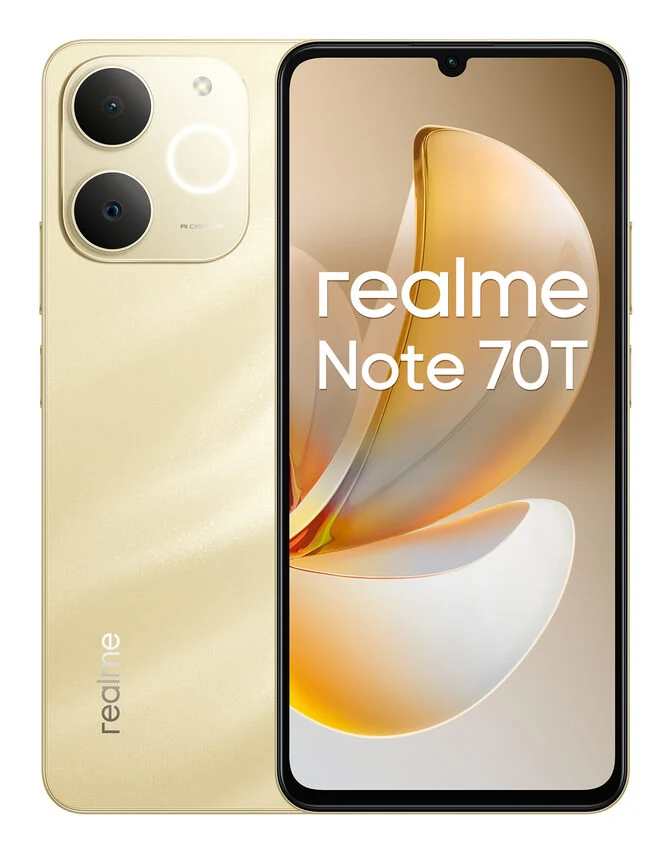 realme Note 70T 17,1 cm (6.74") Doppia SIM Android 15 4G USB tipo-C 4 GB 64 GB 6000 mAh Oro