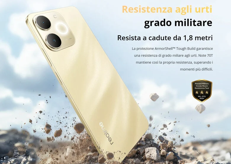 realme Note 631011009972 smartphone 17,1 cm (6.74") Doppia SIM Android 15 4G USB tipo-C 4 GB 128 GB 6000 mAh Nero