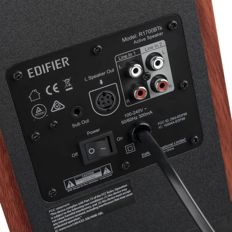 R1700BTs Bluetooth Bookshelf Speakers