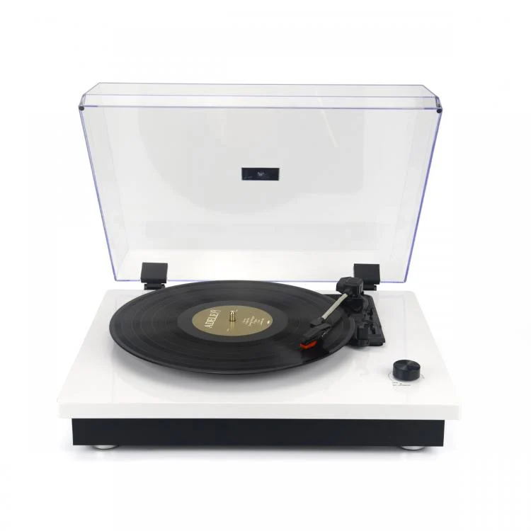 New Majestic Giradischi Hi-Fi TT 53 WH Bianco 33/45/78 Giri Wireless Audio USB REC