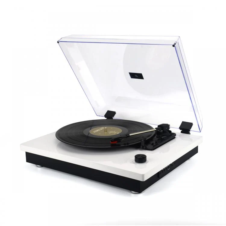 New Majestic Giradischi Hi-Fi TT 53 WH Bianco 33/45/78 Giri Wireless Audio USB REC
