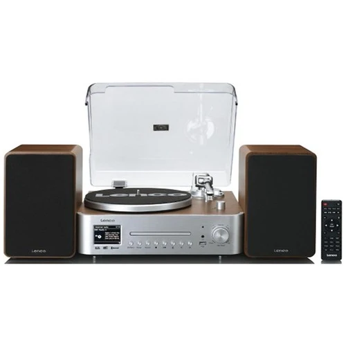 LENCO MC-860WDSI Silver Giradischi Sistema All in One Bluetooth