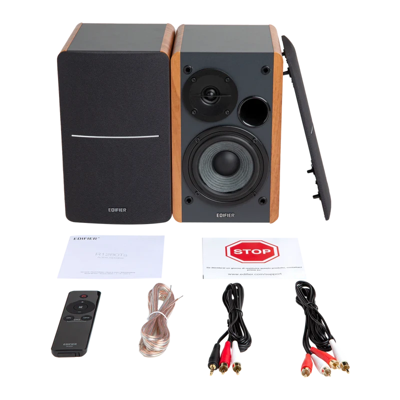 R1280Ts Active Bookshelf Speakers (Certified Refurbished)