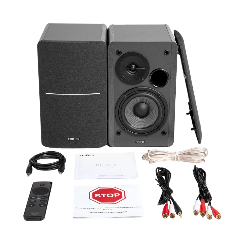 R1280DBs Active Bluetooth Bookshelf Speakers (Certified Refurbished)