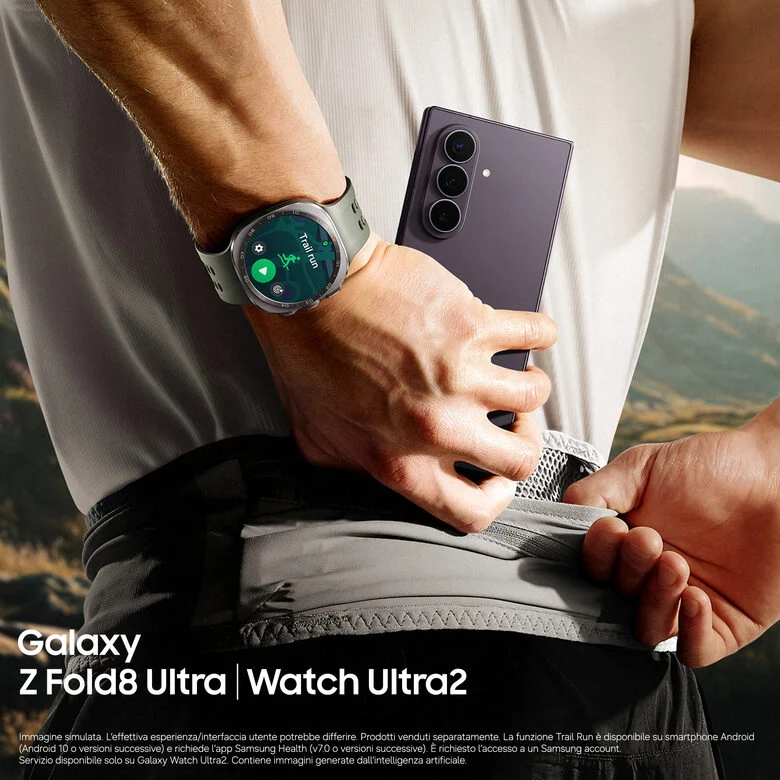 Samsung Galaxy Z Fold8 Ultra , 1TB, Graphite, Processore Potente, Batteria 5000 mAh, Multischermo, RAM 16GB, Camera 200 MP, Now Nudge, Assistente Foto