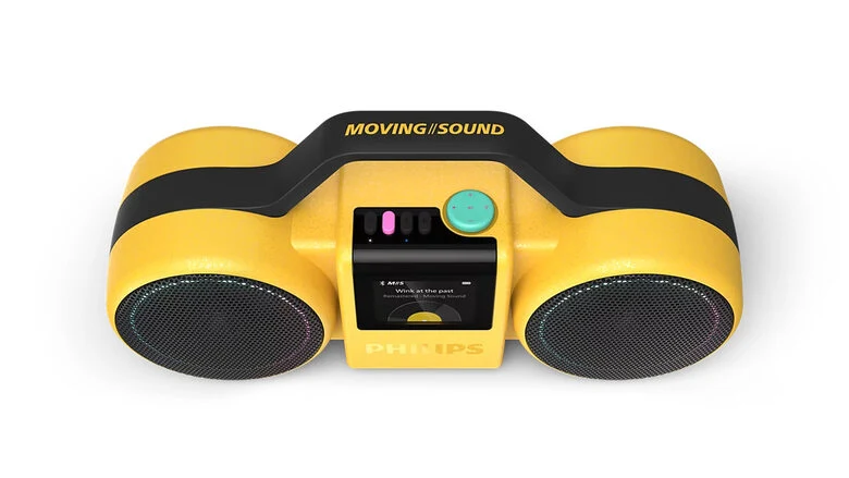 Philips The Roller Altoparlante portatile stereo Giallo 60 W