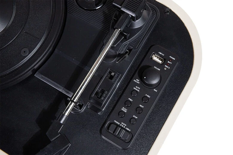 Trevi SALLY GIRADISCHI STEREO WIRELESS USB AUX-IN BATTERIA RICARICABILE TT 1020 BT BEIGE