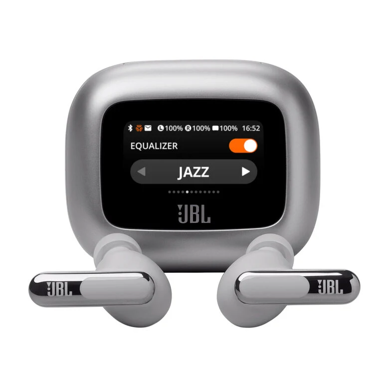 JBL Live Beam 3 Auricolare Wireless In-ear Chiamate/Musica/Sport/Tutti i giorni Bluetooth Argento