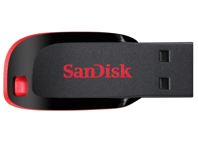 SanDisk Cruzer Blade unità flash USB 16 GB USB tipo A 2.0 Nero, Rosso