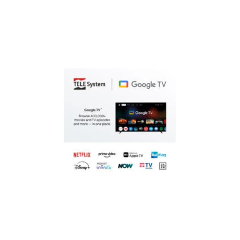 Telesystem Telecomando Up Stick Streamer Google TV 4K
