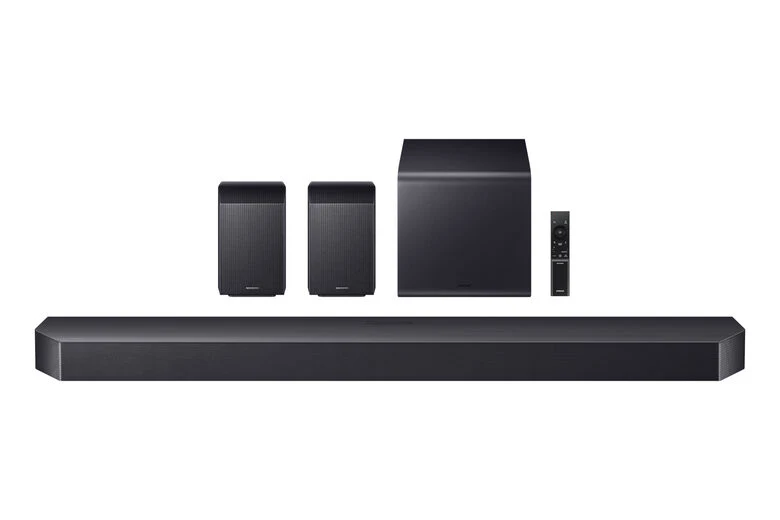 Samsung Soundbar HW-Q990H/XC, Audio 11.1.4 canali, potenza 756W, Active Voice Amplifier Pro, Auto AV Sync, Bluetooth 5.3, Q-Symphony, Wireless Dolby Atmos, 2026
