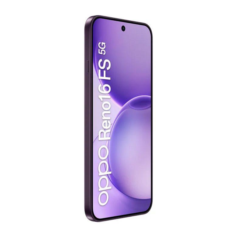 OPPO Reno16 FS 5G Smartphone Purple Black Box
