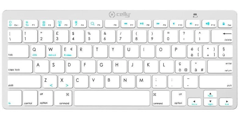 CELLY TASTIERA WIRELESS WHITE