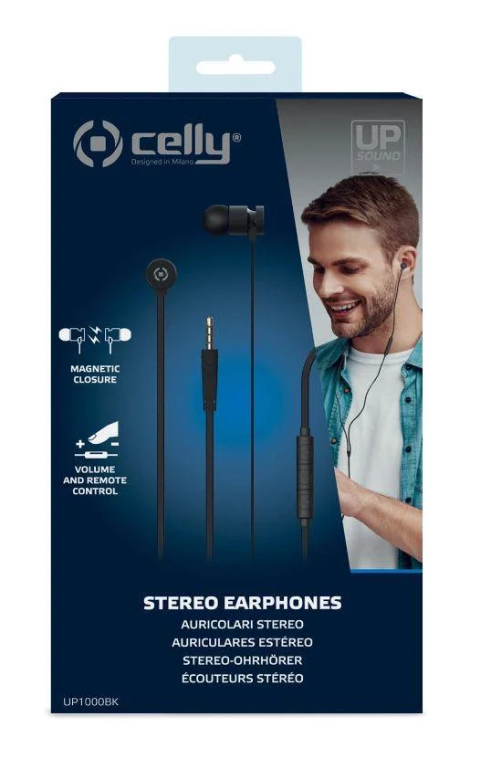 CELLY AURIC.STEREO UP1000 BLACK