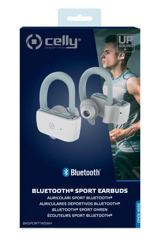 CELLY AURICOLARE BLUETOOTH SPORT TWS WHITE