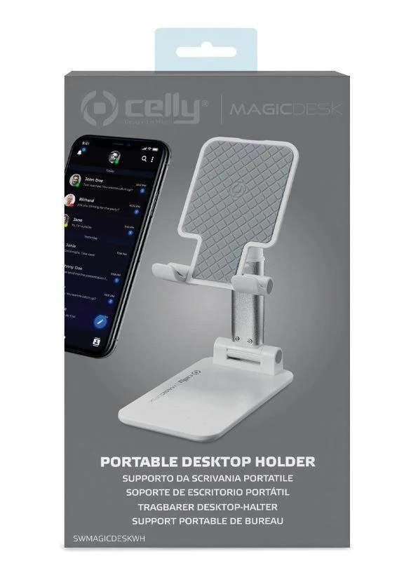 CELLY SUPPORTO DA SCRIVANIA PORTATILE WHITE
