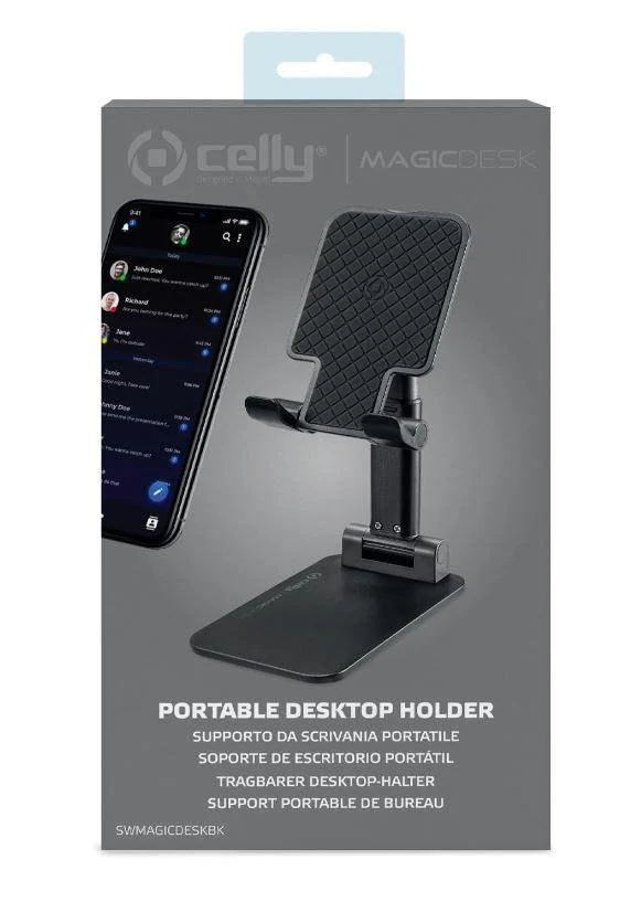 CELLY SUPPORTO DA SCRIVANIA PORTATILE BLACK