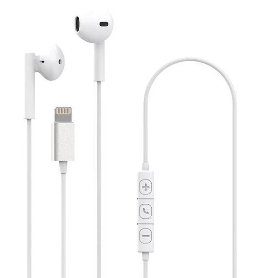 CELLY STEREO EARPHONE LIGHTNING WHITE