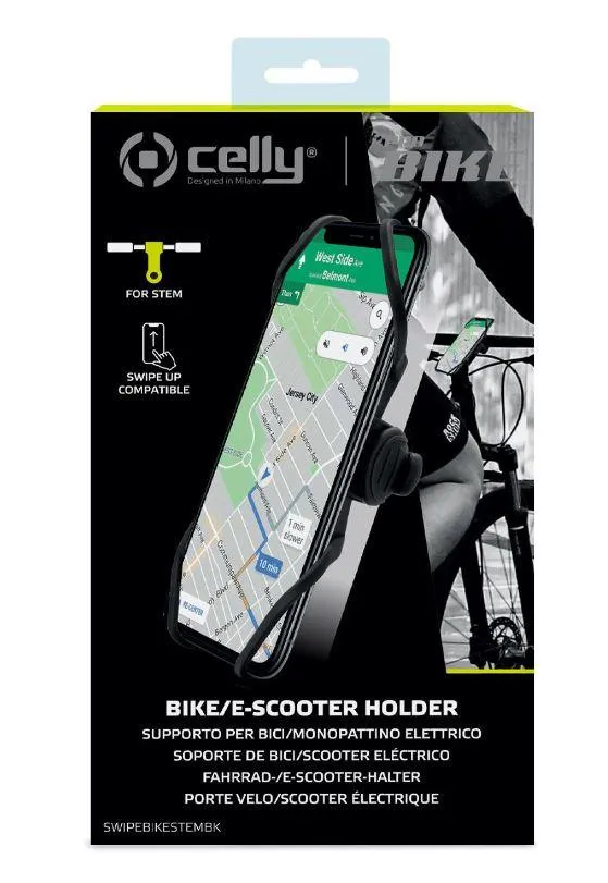 CELLY SWIPE BIKE HOLDER STEM BLACK