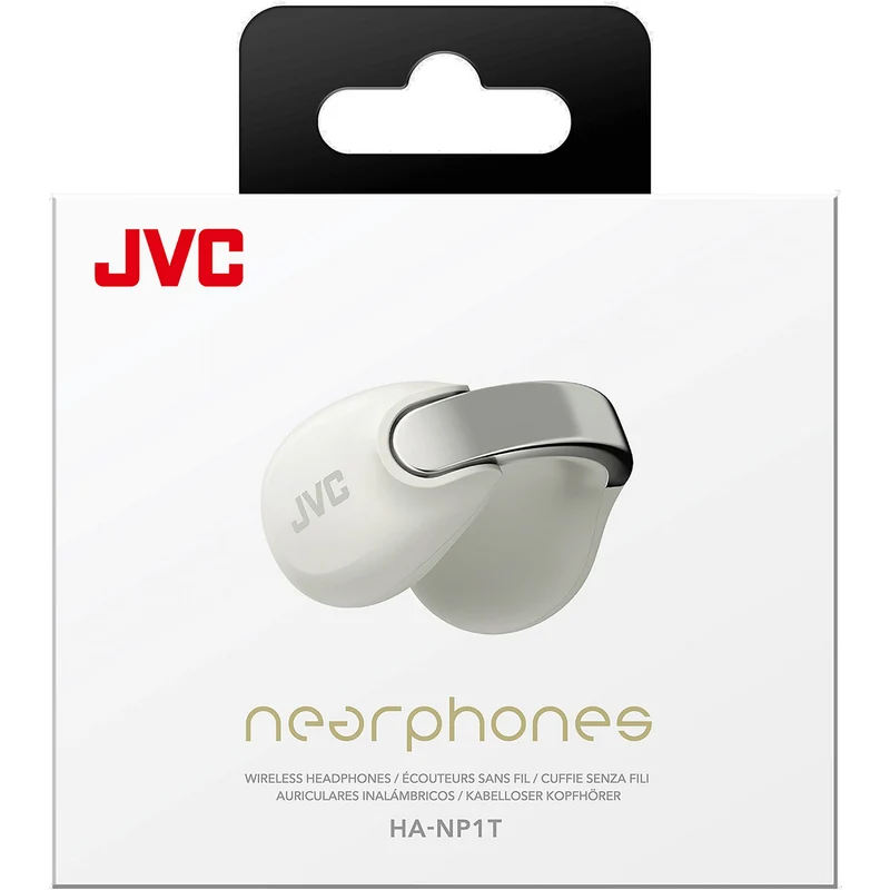 JVC HA-NP1T auricolari True Wireless a orecchino Bluetooth 5.3 Bianco