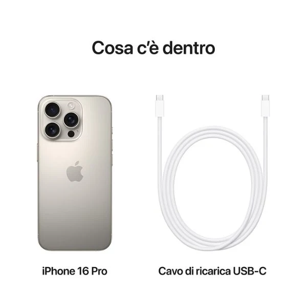 Apple iPhone 16 Pro Max 256GB Chip A18 Pro Titanio Naturale