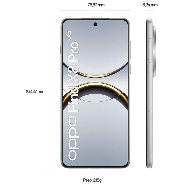 OPPO Find X8 Pro 16GB + 512GB 4K 6,78" 8 core Versione Italia