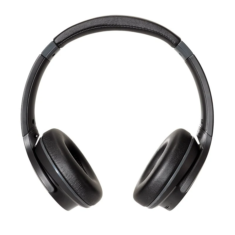 Audiotechnica ATH-S220BTK Cuffie Bluetooth fino a 60 ore Compatibili con Google Assistant e Siri