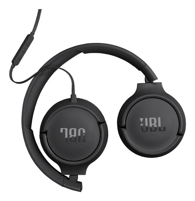 JBL Tune 520C USB-C Cuffie Cablato A Padiglione Musica e Chiamate USB tipo-C Nero