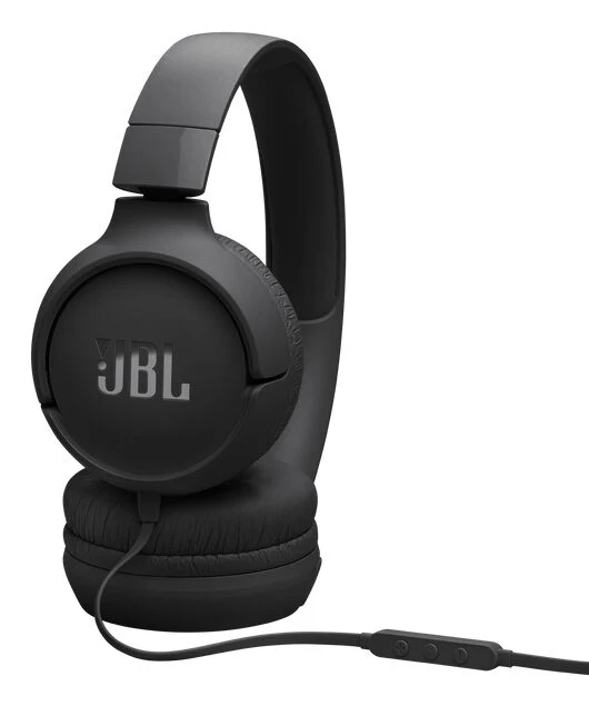 JBL Tune 520C USB-C Cuffie Cablato A Padiglione Musica e Chiamate USB tipo-C Nero