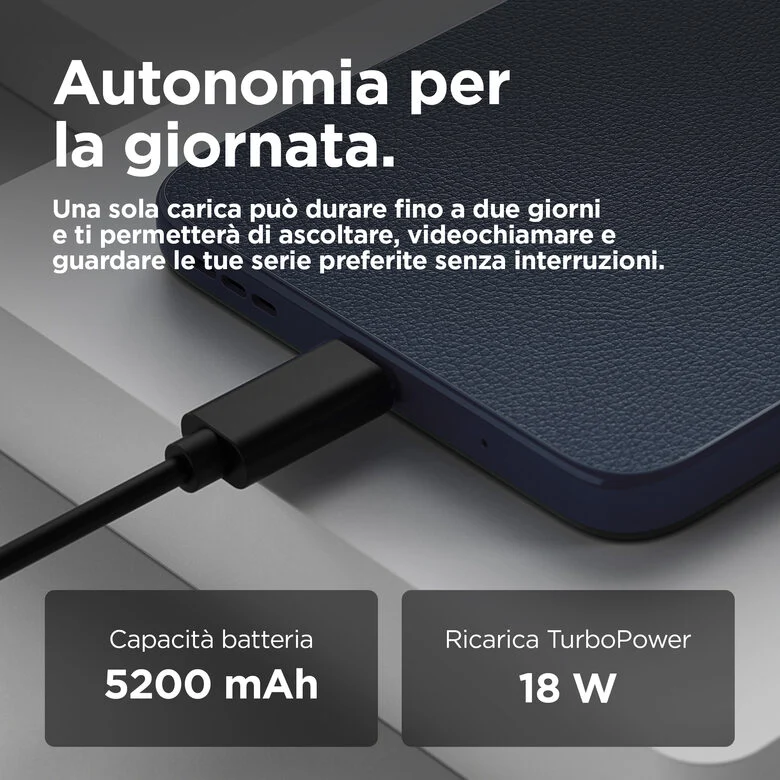Motorola moto Smartphone g05 16,9 cm (6.67") Doppia SIM Android 15 4G USB tipo-C 8 GB 256 GB 5200 mAh Blu