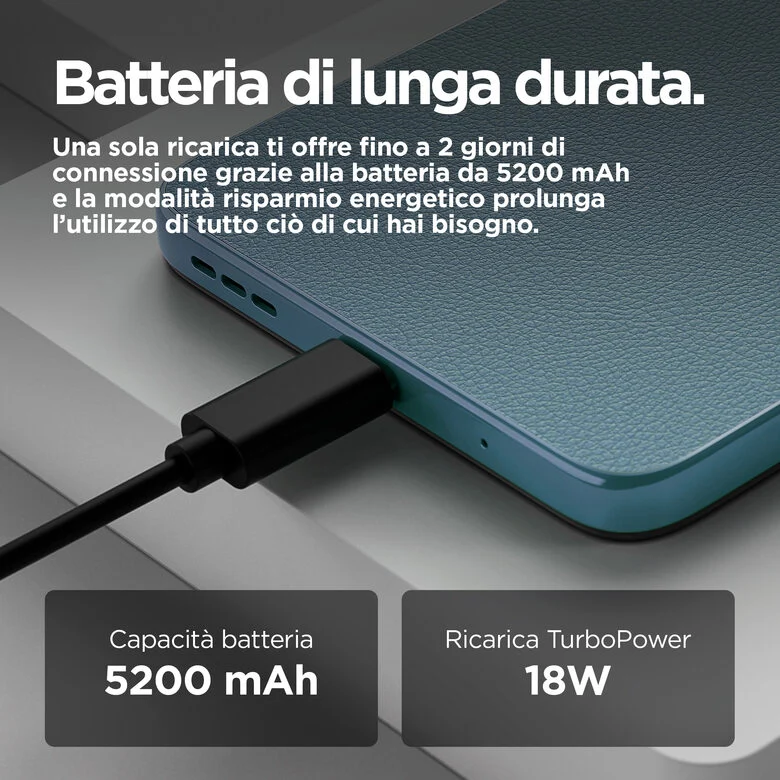 Motorola moto e15 16,9 cm (6.67") Doppia SIM Android 14 Go edition Smartphone 4G USB tipo-C 2 GB 64 GB 5200 mAh Blu