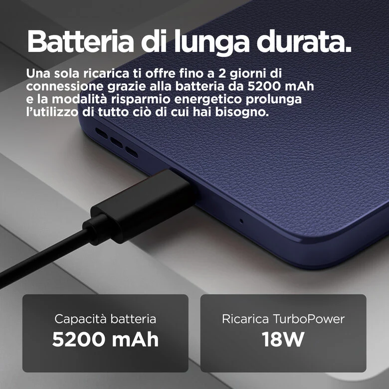 Motorola moto e15 16,9 cm (6.67") Doppia SIM Android 14 Go edition 4G Smartphone USB tipo-C 2 GB 64 GB 5200 mAh Lavanda