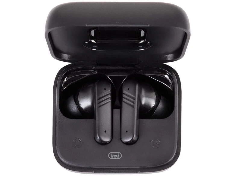 Trevi Cuffie con Traduzione Simultanea AI e Display Touch Screen EAR 100 AID Nero