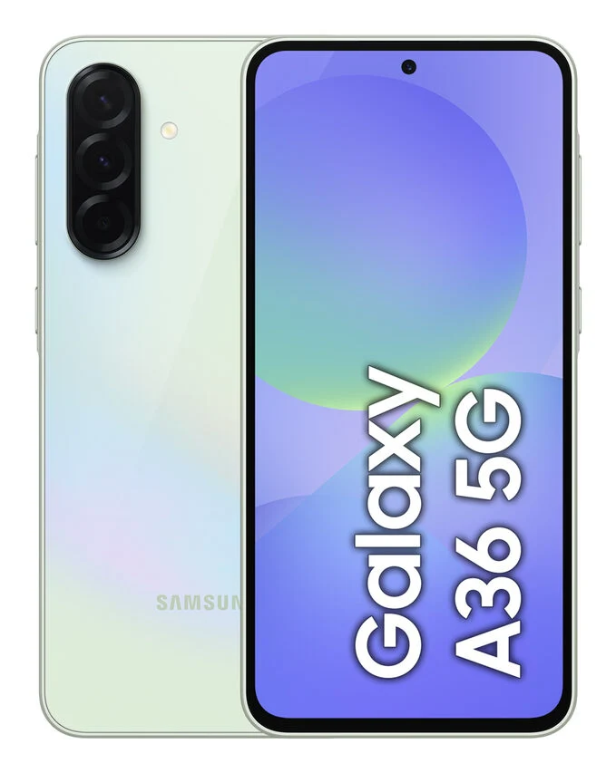 Samsung Galaxy A36 5G, Smartphone con Funzioni intelligenti, Display Super AMOLED 6.7”, 6GB RAM, 128GB, Camera 50MP, Batteria 5.000 mAh, IP67, Awesome Lime