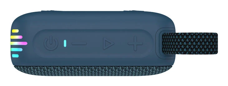 Kenwood AS-60BT-A Speaker Bluetooth Portatile 5W con TWS Stereo, IPX7 Waterproof, Blu