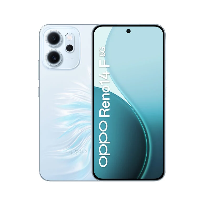 OPPO 14 F 5G Reno14 F Smartphone 5G 16,7 cm (6.57") Doppia SIM Android 15 USB tipo-C 8 GB 256 GB 6000 mAh Blu