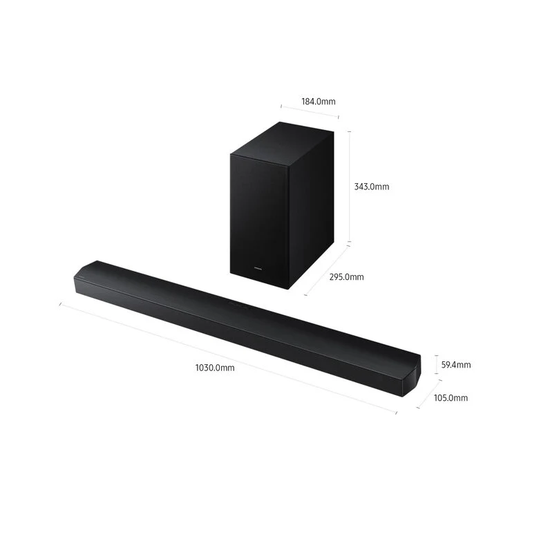 Samsung Soundbar HW-B750F/ZF, Audio 5.1 canali , Wireless Dolby 5.1ch, 2025