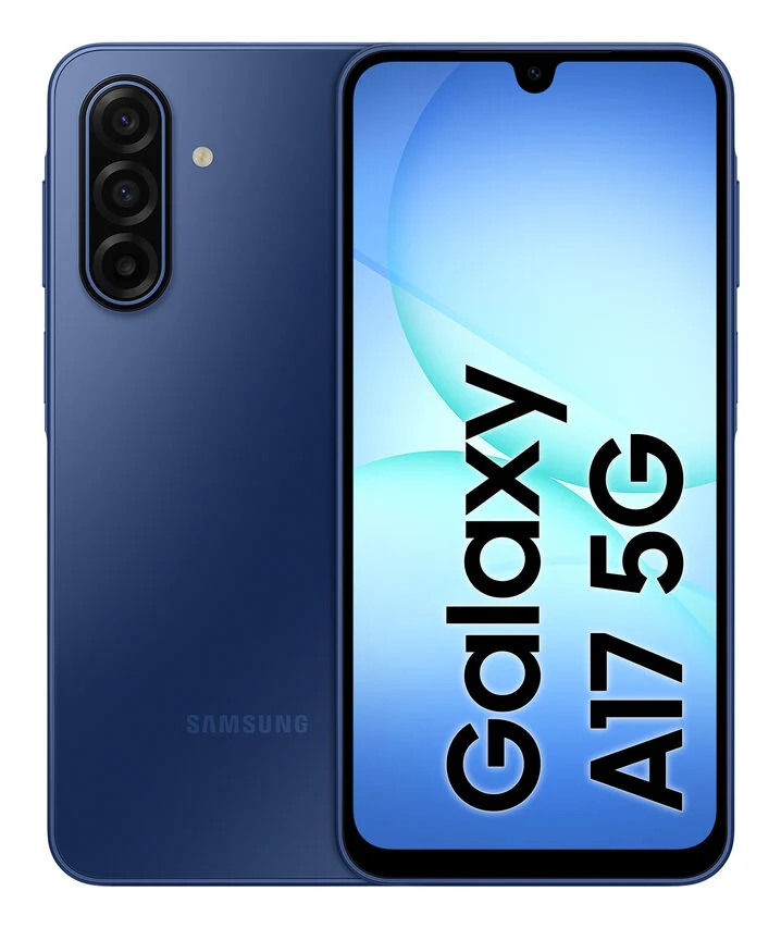 Samsung Galaxy A17 5G, Android 15, Display sAMOLED 6.7", 8GB RAM, 256GB, Batteria 5.000 mAh, Resistenza IP54, Memoria espandibile fino a 2TB, Blue