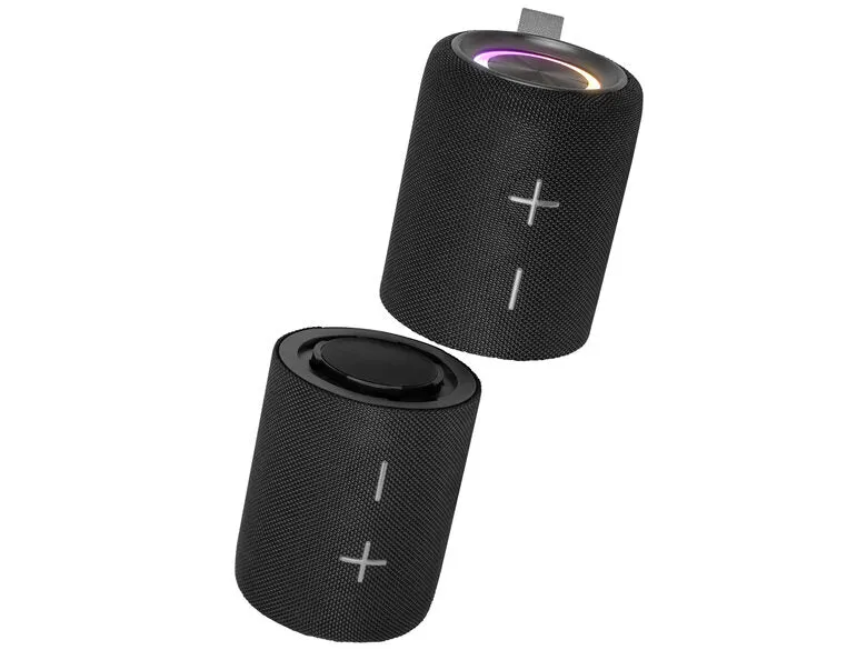 Trevi Altoparlante 2x15W Wireless 5.3 Micro SD AUX-IN IPX5 XCS 8A88 B Nero