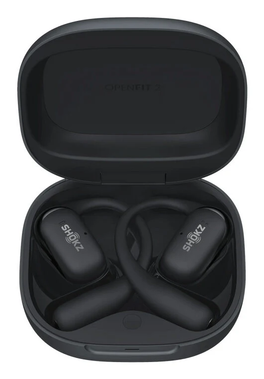 SHOKZ OpenFit 2 Auricolare Wireless A clip, A orecchio aperto Chiamate/Musica/Sport/Tutti i giorni Nero