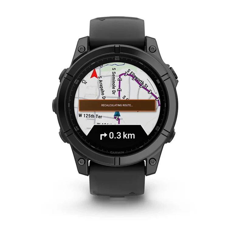Garmin Fenix E 3,3 cm (1.3") AMOLED 47 mm Digitale 416 x 416 Pixel Touch screen Nero Wi-Fi GPS (satellitare)