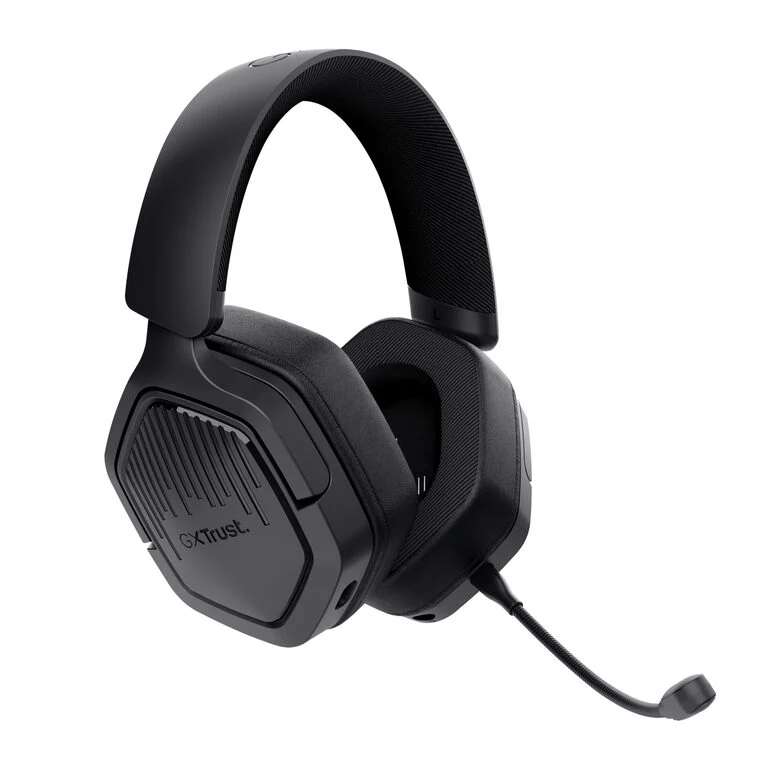 Trust GXT 493 Carus Auricolare Con cavo e senza cavo A Padiglione, Casco Gaming USB Type-C / USB Type-A Bluetooth Nero