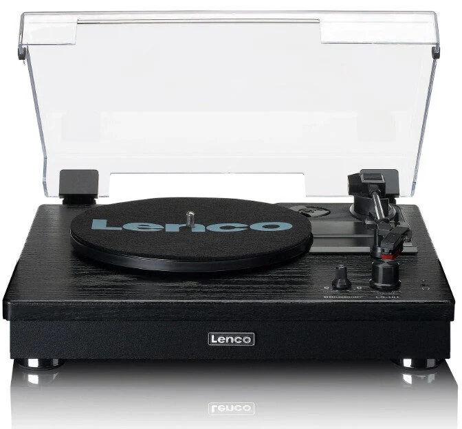 Lenco LS-101BK piatto audio Giradischi con trasmissione a cinghia Con Diffusori Acustici Separati 10W X 2