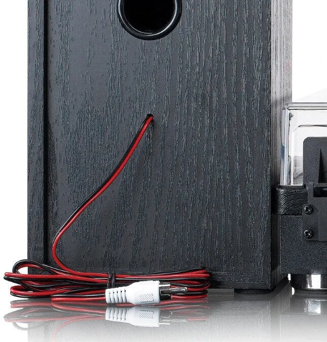 Lenco LS-101BK piatto audio Giradischi con trasmissione a cinghia Con Diffusori Acustici Separati 10W X 2